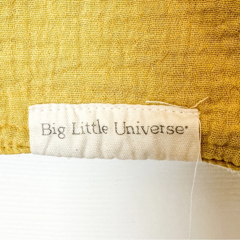 Big Little Universe Reversible Hooded Poncho Kids - Dijon Yellow